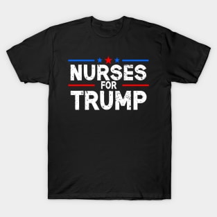 Nurses For Trump President Election 2024 T-Shirt